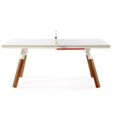 You and Me Tennis Table 180 in White.