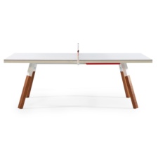 You and Me Tennis Table 220 in White.