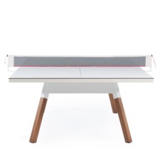 You and Me Dining Tennis Table Standard in Black.