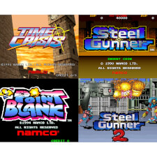 Arcade1Up Time Crisis Deluxe Arcade Games.