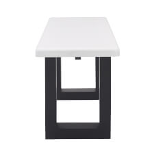 The Pureline bench in White.