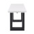 The Pureline bench in White.