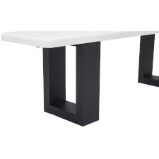 The Pureline bench in White.
