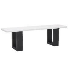 The Pureline bench in White.