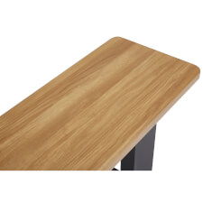 The Pureline bench in Oak.