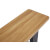 The Pureline bench in Oak.