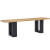 The Pureline bench in Oak.