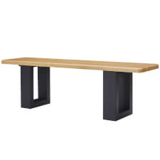 The Pureline bench in Oak.