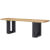 The Pureline bench in Oak.