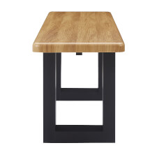 The Pureline bench in Oak.