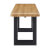 The Pureline bench in Oak.