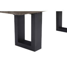 The Pureline bench in Driftwood.