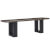 The Pureline bench in Driftwood.