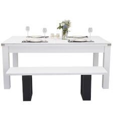 The Pureline bench in White.
