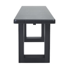 The Pureline bench in Black.
