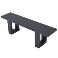 The Pureline bench in Black.