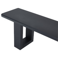 The Pureline bench in Black.