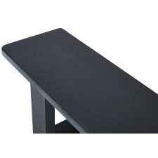 The Pureline bench in Black.