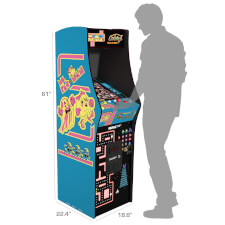 The Arcade1Up Ms Pac-Man & Galaga 1981 Arcade Measures.