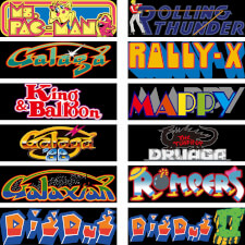 The Arcade1Up Ms Pac-Man & Galaga 1981 Arcade Machine games.