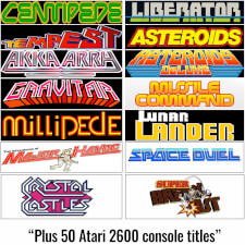 The Atari 50th machine games list.