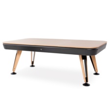 Diagonal Indoor Pool Table with Top.