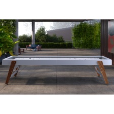 The Track Shuffleboard Table in White.