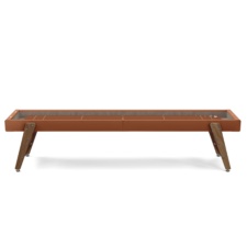 The Track Shuffleboard Table in Terracota.