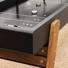 The Track Shuffleboard Table in Black.