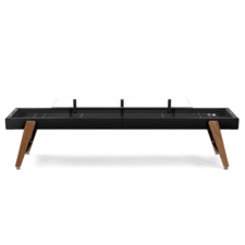 The Track Dining Shuffleboard Table in Black.