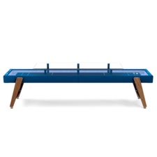 The Track Dining Shuffleboard Table in Blue.
