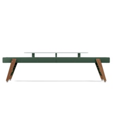 The Track Dining Shuffleboard Table in Green.