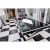 The Harmani with dining top in black & white.