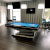 The Harmani Black And White Slate Bed Pool Table.