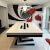 The Harmani Black And White Slate Bed Pool Table with Top.