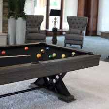 The Vienna Slate Bed Pool Table Right Corner.