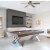 The Pierce Slate Bed Pool Table Corner.