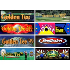 The Golden Tee arcade.