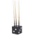 The Strikeworth Dice Cue Rack in black.