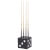 The Strikeworth Dice Cue Rack in black.