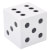 The Strikeworth Dice Cue Rack in White.