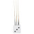 The Strikeworth Dice Cue Rack in White.