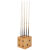 The Strikeworth Dice Cue Rack in Oak.