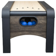 The ball collection area.