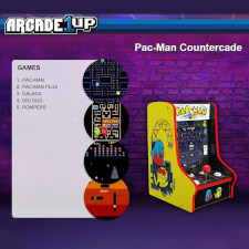 Arcade1Up Pac-Man countercade 5 in 1 games.