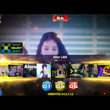 The Andamiro Pump it up 2023 arcade game shot.