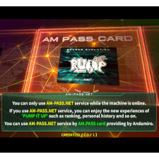 The Andamiro Pump it up 2023 arcade pass.