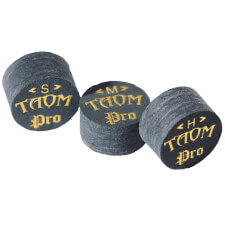Taom Pro tips of 10mm soft, medium and hard.