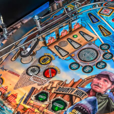 The Stern Jaw Pro Pinball Machine Playfield Details.
