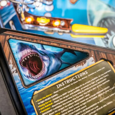 The Stern Jaw Premium Pinball Machine Playfield Details.